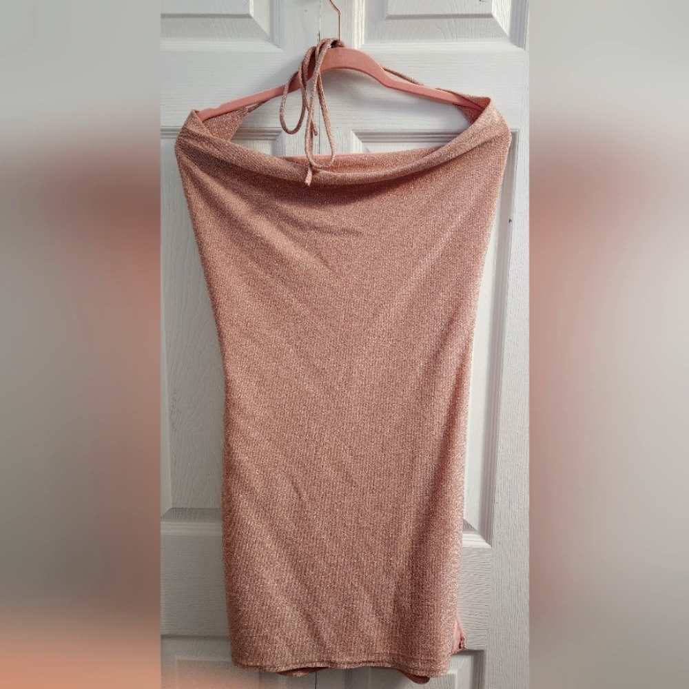 Draped Mini Dress